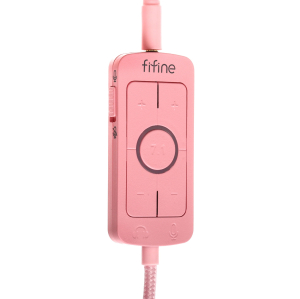 Купить Fifine H9 Gaming Headsets, Pink-4.jpg